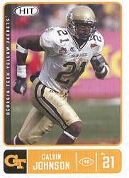 2007 Sage HIT 61 Calvin Johnson - Detriot Lions RC ( Georgia Tech-WR ) NFL Rookie Trading Card