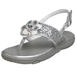 Hello Kitty Toddler 9T347 Sandal,Silver,9 M US Toddler
