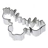 RM Moose Reindeer Head Metal Cookie Cutter for Holiday Baking / Christmas Party Favors / Scrapbooking Stencil