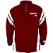 Arizona Cardinals Red Gridiron 1/4 Zip Mock Neck Fleece Jacket