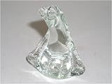 Crystal clear penguin paperweight