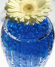 Blue Water Gel Beads For Floral Arrangements