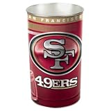 San Francisco 49ers Metal Wastebasket