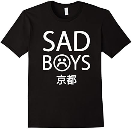 Men's Sad Boys logo shirt Large Black