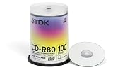 TDK CDR-80 Printable 52x 100pcs Cakebox