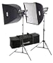 Interfit INT429 Stellar X 300 Watt/Second 2 Head Kit with Softboxes