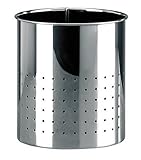 Kitchen & Housewares : Brabantia Waste Paper Bin, 7litre, Classic with holes Brilliant Steel