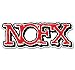 NOFX Rock Band Red Car Bumper Sticker Decal 7