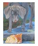 Crossing Paths Animals Giclee Poster Print by Laura Barbosa, 8x10