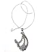 Pendants and Lockets with Chain Silver Multi Gemstones Jewelry 40 Grams (pndts045pndt)