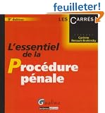 L'essentiel de la proc�dure p�nale