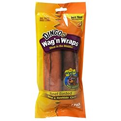 DINGO WAG'N WRAPS BEEF 2PK