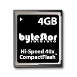 Electronics : ByteStor 4GB Hi-Speed CompactFlash(40x)