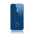 MiniSuit iPhone 4th Gen Skin Case compatible for iPhone 4 / iPhone 4G / 4th Generation 16GB / 32GB + MiniSuit LCD Cleaner keychain - Blue Circle