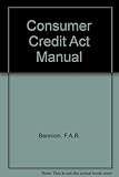 The Consumer Credit Act manual
