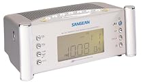Sangean RCR-2 Digital Atomic Clock Radio with Dual Alarms