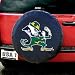Notre Dame Fighting Irish NCAA Spare Tire Cover by Fremont Die (Black)
