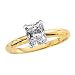 1.01 ct. F - VS2 GIA Certified Radiant Cut Diamond Solitaire Ring