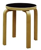 artek アルテック スツールE60 （アルヴァ　アアルト） ブラック