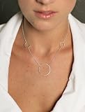 Penelope Circles Necklace in Silver or 18 kt Gold Vermeil