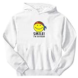SWEATSHIRT WHITE   SMILE ! I'M ERITREAN GUY   ERITREA XXX-Large