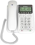 BT Decor 2500 Corded Telephone with Answer Machine - White