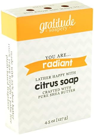Gratitude Soapery - Radiant Citrus Soap 4.5 oz bar