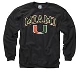 Miami Hurricanes Black Perennial II Crewneck Sweatshirt
