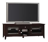 IMAGE OF Mocha Cherry Flat Panel TV Stand-60