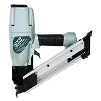Hitachi NR65AKS Strap-Tite 1-1/2-Inch to 2-1/2-Inch Positive Placement Nailer with Short Magazine