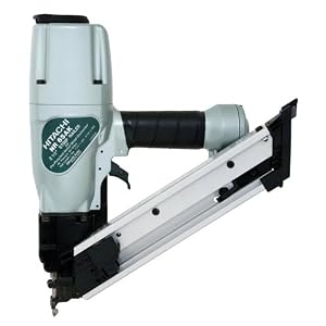Hitachi NR65AKS Strap-Tite 1-1 2-Inch to 2-1 2-Inch Positive Placement Nailer with Short... by 