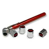 Chevy Licensed Tire Gauge With Valve Caps