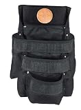 Klein Tool 5703 PowerLine 3 Pocket Utility Pouch, with Tunnel Loop, Black Cordura Nylon 41WVGF5523L. SL160 Klein Tool 5703 PowerLine 3 Pocket Utility Pouch, with Tunnel Loop, Black Cordura Nylon