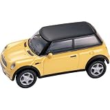 HO Die-Cast Mini Cooper, Yellow w/Black Roof