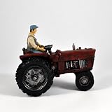 Deko Traktor # Miniatur Trecker # Schlepper in Retro Optik