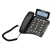 Logicom L900 T�l�phone filaire Mains-libres Grandes touches Noir