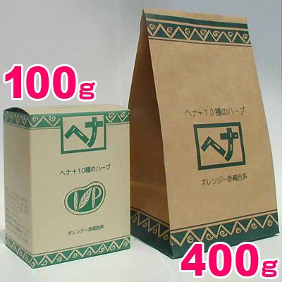 ヘナ＋10種ハーブ　400ｇ【ナイアードの《ヘナ＋10種ハーブ》！】