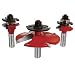 Freud 97-210 3-Piece Cabinet Door Router Bit Set
