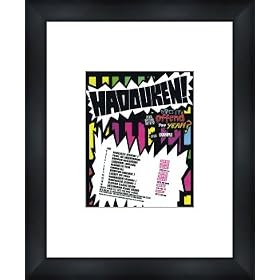 HADOUKEN UK Tour June 2007 - Framed Original Advert