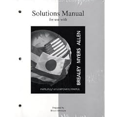 Solutions Manual to Accompany Principles of Corporate Finance (McGraw-Hill Series in Finance)