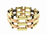12 Karat Estate Bracelet in Yellow and Rose Gold by Estate