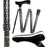 Fashion Pattern Slim Adjustable Folding Cane/ Acrylic