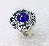 Completely Handcrafted - Designer Sterling Silver African Amethyst Flower Ring