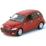 1 43 Scale Autoart Chrysler PT Cruiser in Dark Red Color by Autoart