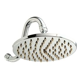 Pollenex DP1005 8-Inch Pouring Rain Showerhead, Chrome with Brass Tips
