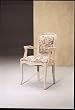 Italian Provincial Arm Chair In Bleached Oak Finish By Coaster Furniture
