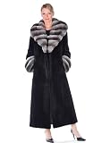Review   / Chinchilla Collar Black Sheared Mink Coat