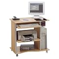Maja - 11084831 - Bureau informatique 80 x 75 x 50 cm - H�tre/aluminium (Import Allemagne)