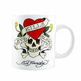 Ed Hardy Love Kills Slowly Ceramic Coffee Mug