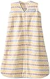 HALO SleepSack Micro-Fleece Wearable Blanket, Yellow Waves, Small